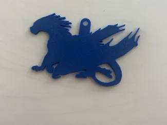 Ice wing keychain