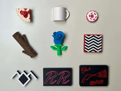 Twin Peaks Fridge Magnets