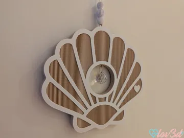Marco decorativo: Coastal Seashell Crystal Suncatcher — vista de referencia 4