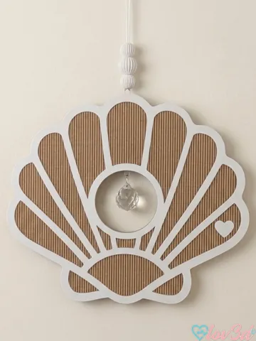 Marco decorativo: Coastal Seashell Crystal Suncatcher — vista de referencia 2