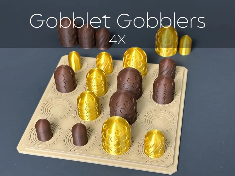 Gobblet Gobblers 4x4 – Stacking Tic-Tac-Toe