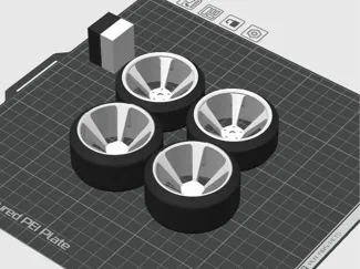 RC Drift Räder 1/10 6mm-Hex