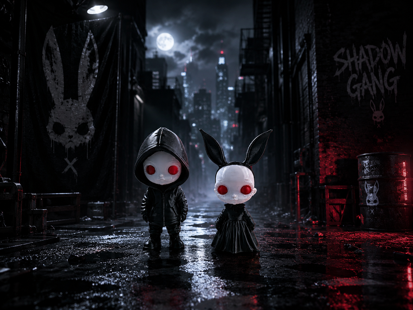 Die Shadow-Gang-Schwestern Nyra und Vexa