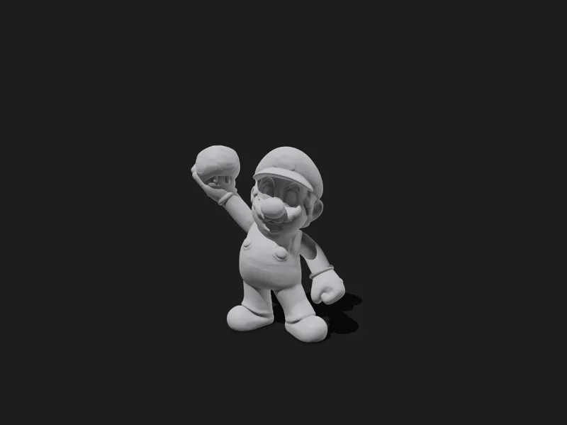 Super Mario with Mushroom / Super Mario mit Pilz