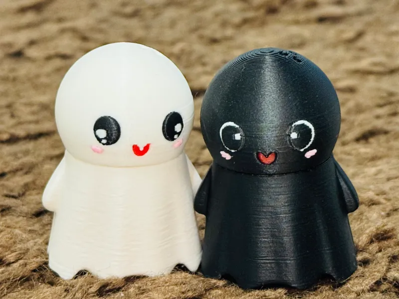 Cute Mini Ghost Salt & Pepper Shakers