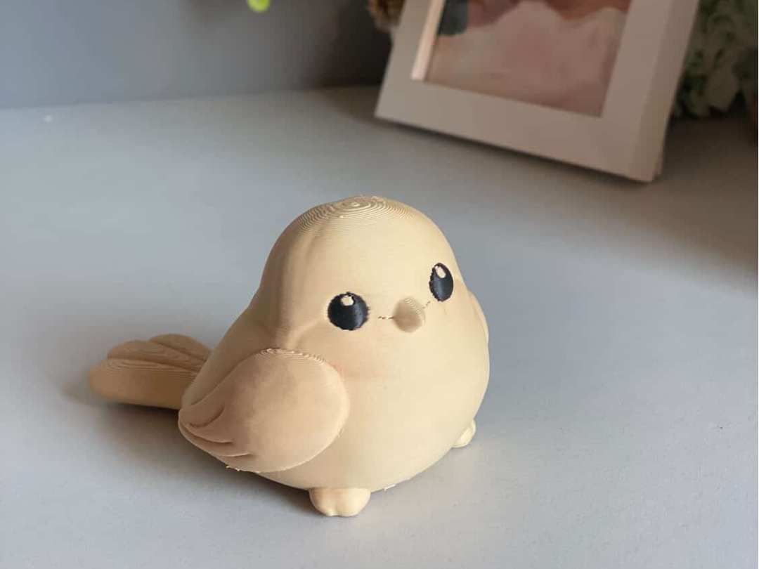 Cute bird figurine