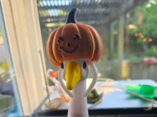 Pumkin goose hat