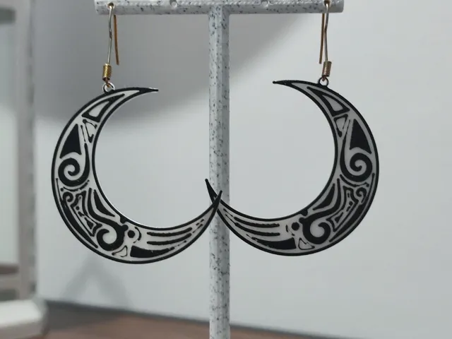 Aretes Luna Mahina