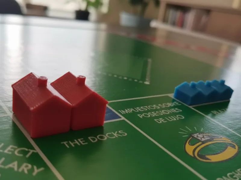 Monopoly House - low Poly fast print