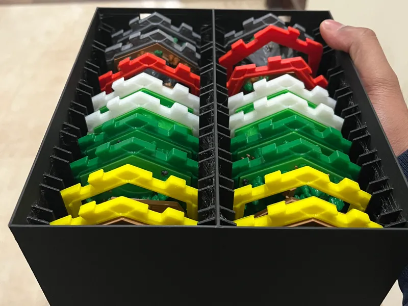 Catan Storage box for Interlocking tiles