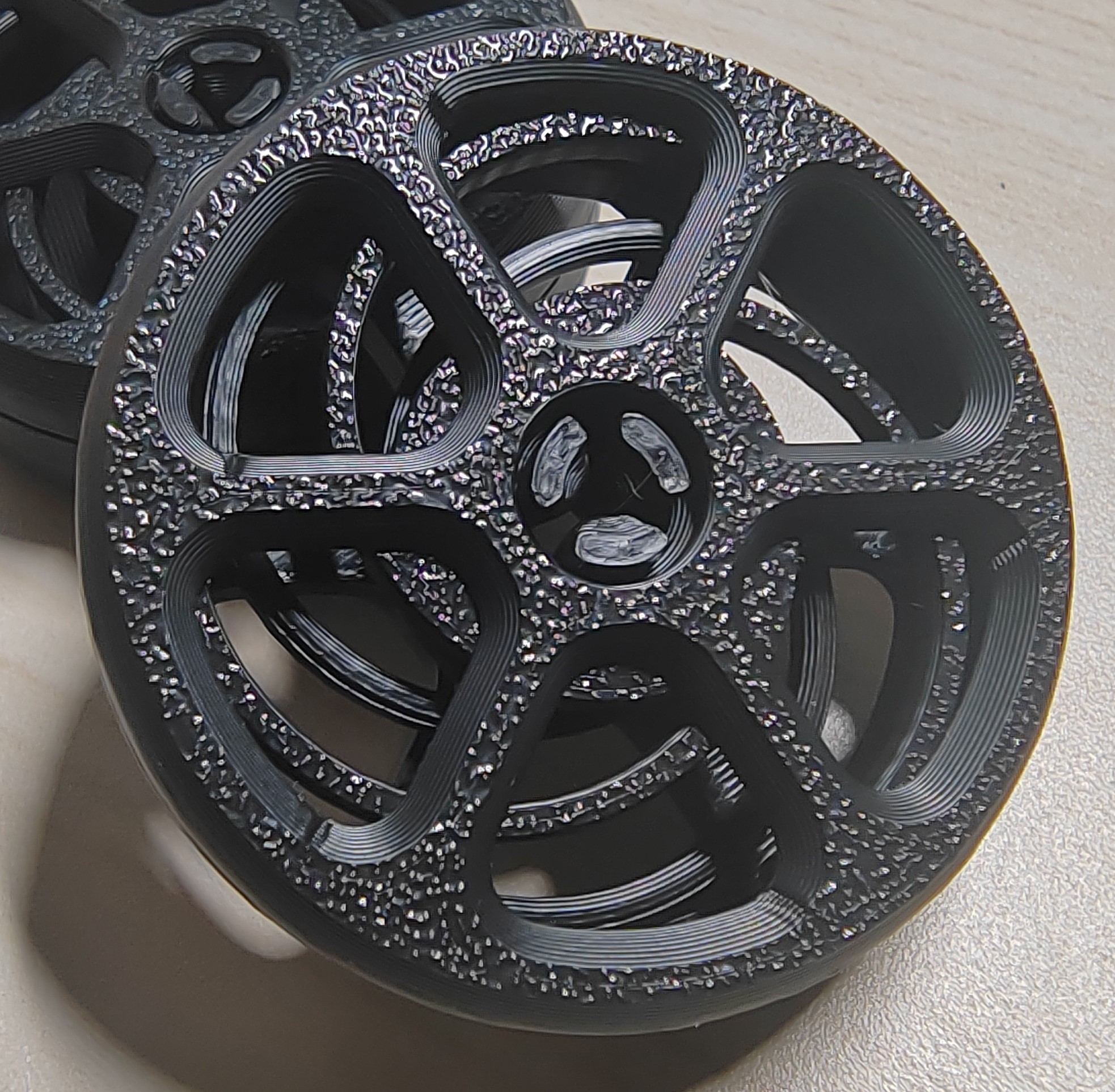 Miniatura 2 do modelo 3D 100%3D打印双向棘轮币V3（咔哒咔哒）
