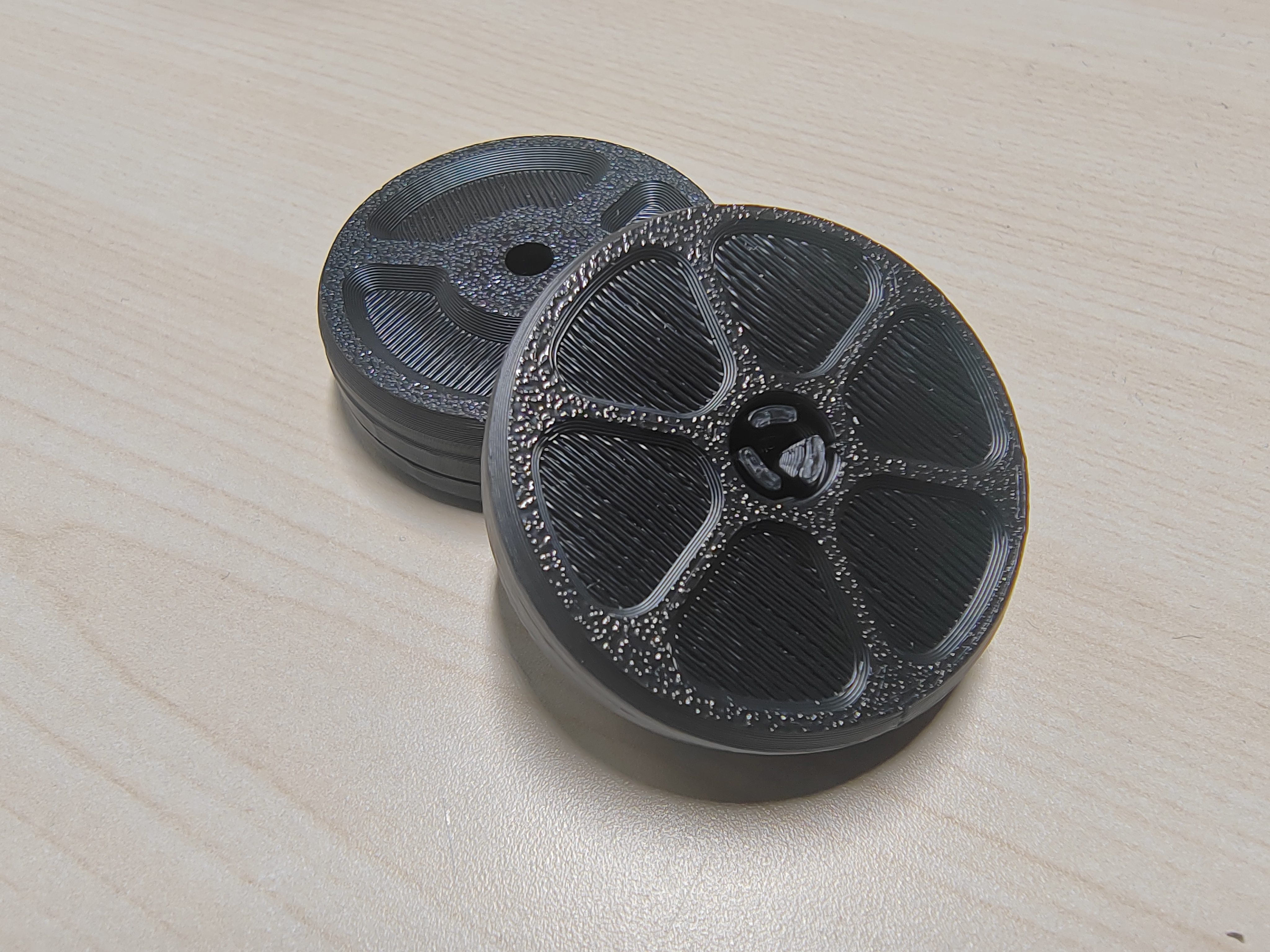 Miniatura 3 do modelo 3D 100%3D打印双向棘轮币V3（咔哒咔哒）