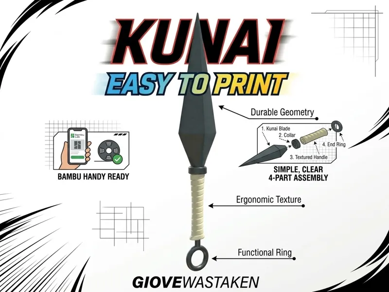 Kunai - Easy Print