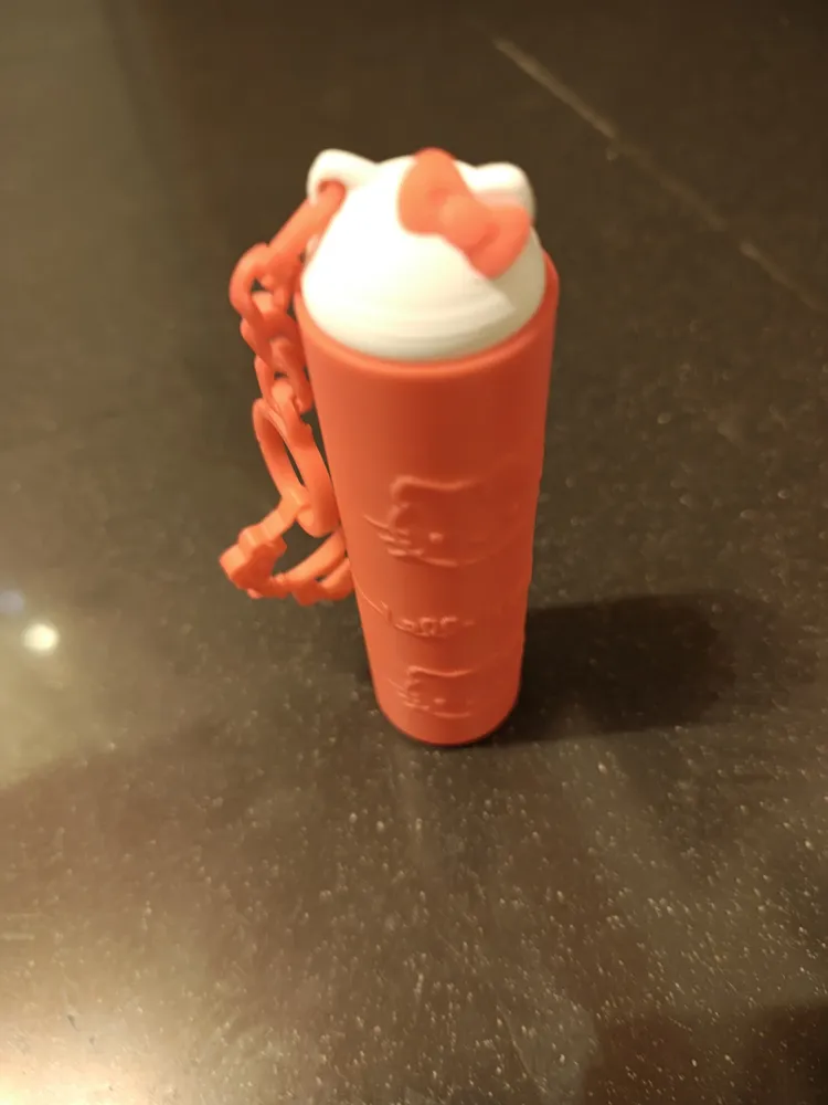 Hello Kitty tube keychain - Free 3D Print Model - MakerWorld