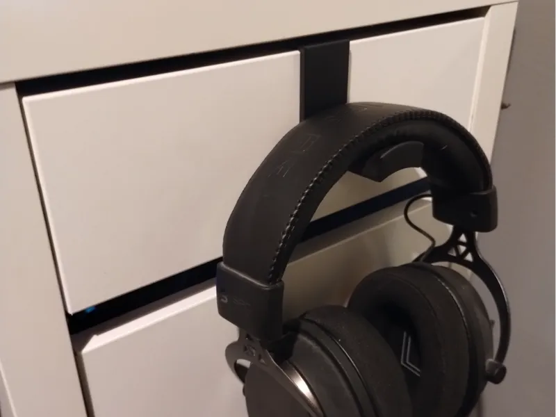 headphone headset drawer / desk hang 