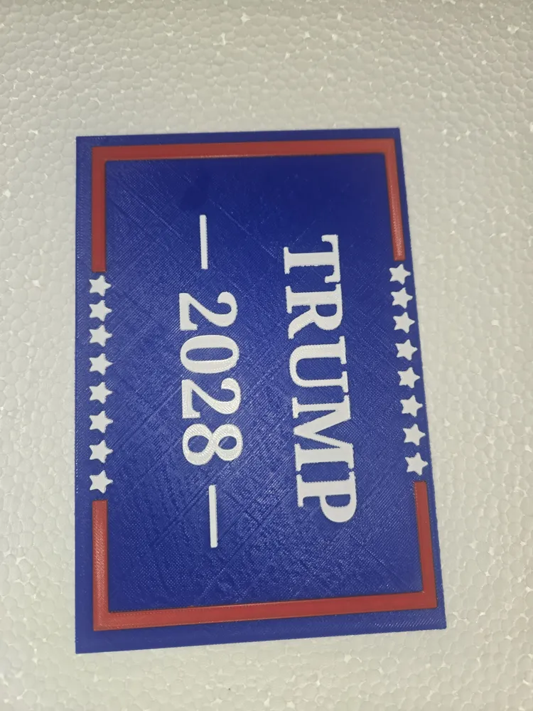 Trump Sign Generator Trump Sign - Free 3D Print Model - MakerWorld