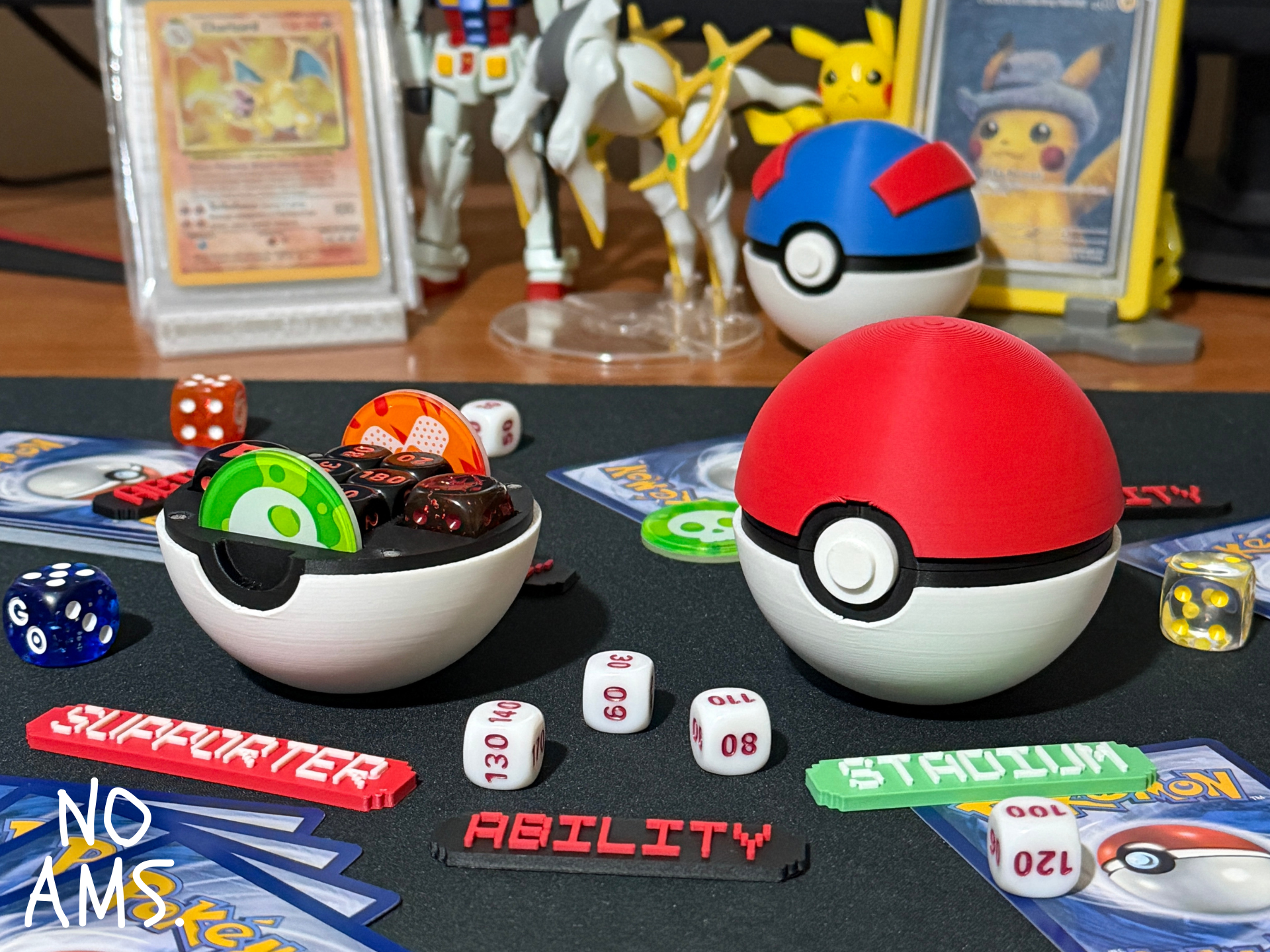 Pokeball Dice Box NO AMS - Pokémon TCG