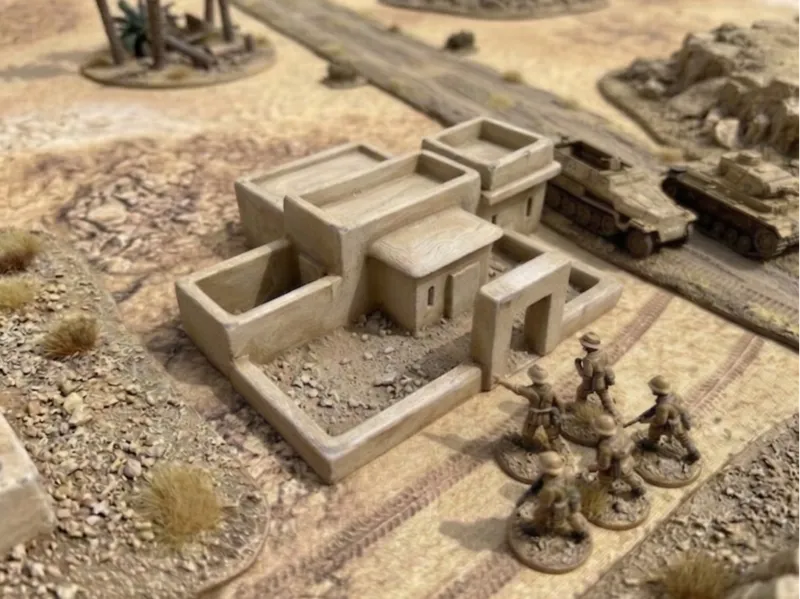 Tabletop Wargaming Terrain – Arabian Compound
