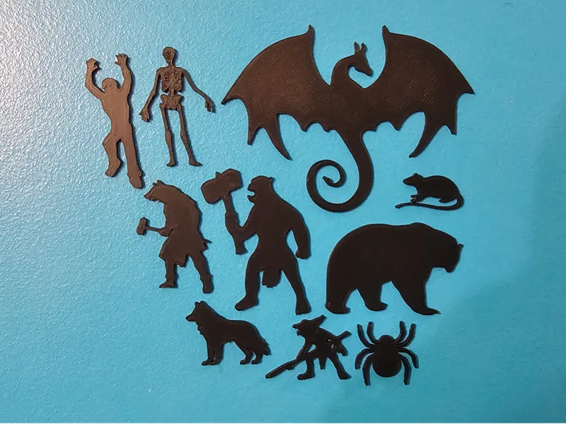 DnD Monster Silhouettes Pack No. 1