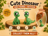 Cute Mini Flexi Dinosaur