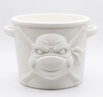 Letrero o emblema decorativo: Donatello – TMNT Paint Your Own Bucket — vista de referencia 3