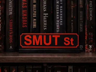 Smut Street Bookshelf Decor for Fantasy Book Lover