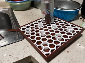 沥水盘杯架 5度排水