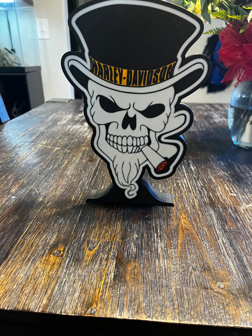 Harley Davidson Skull Wall Mount Light Box by marky3d MakerWorld