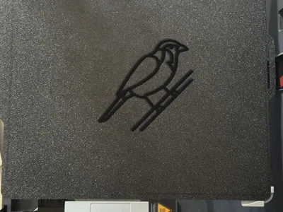 Minimal Bird Silhouette 2D wall decoration