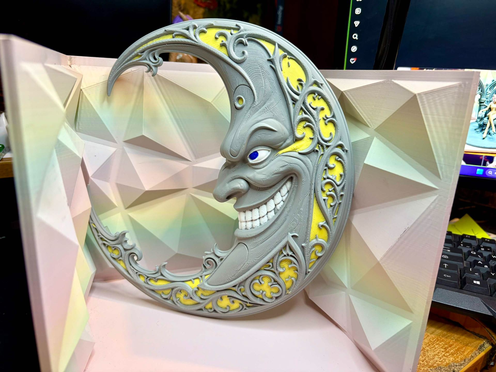 The Smiling Crescent – Watcher of the Midnight Sky