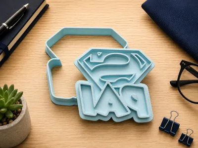 Father's Day Super Dad Cookie Cutter