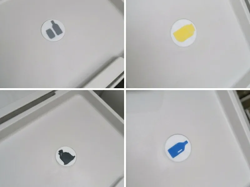 IKEA Hållbar Recycle signs
