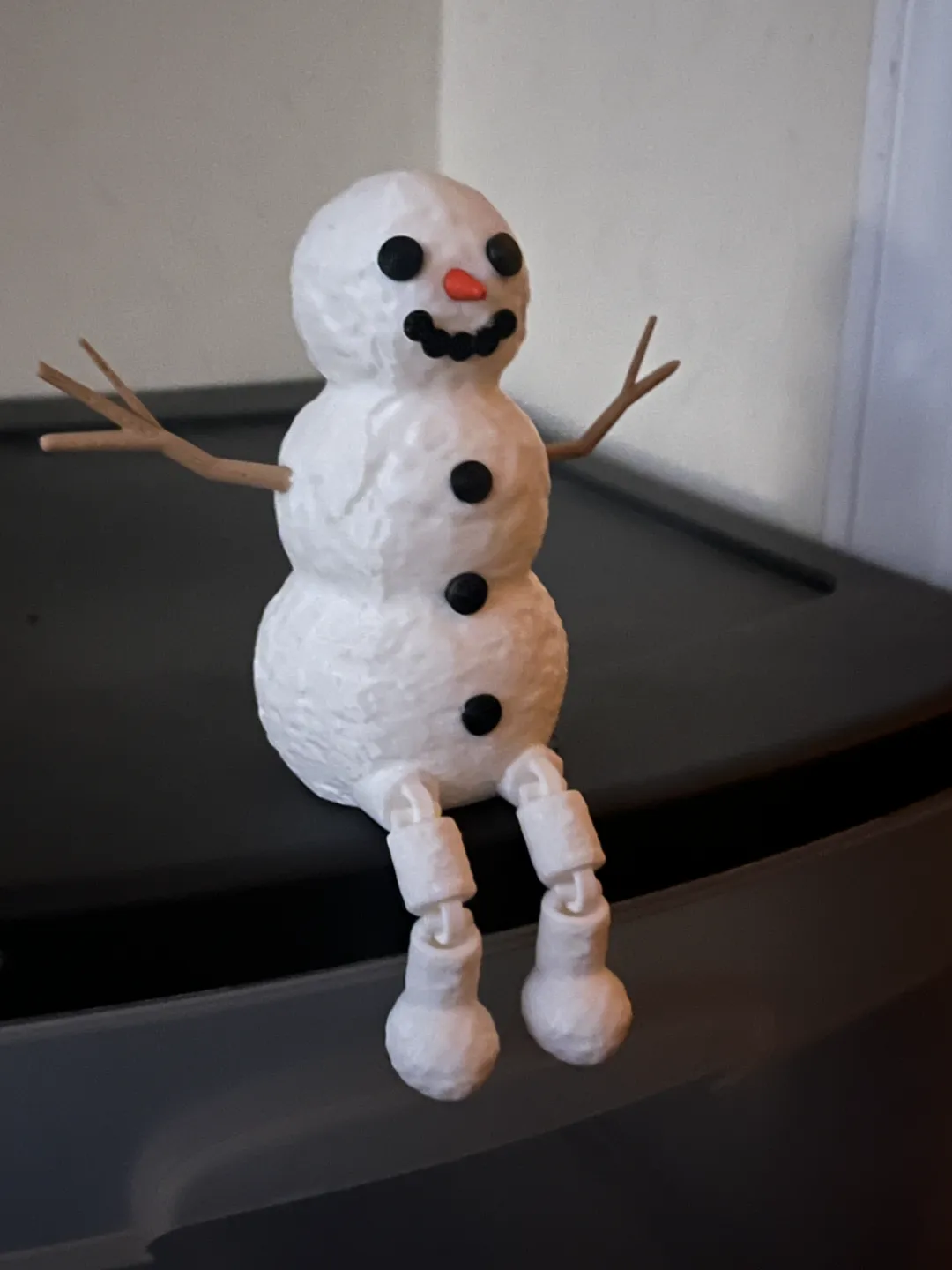 Snow man shelf sitter - Free 3D Print Model - MakerWorld