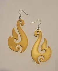 Boucles d'oreilles flammes — photo 2