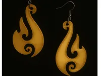 Boucles d'oreilles flammes — photo 1