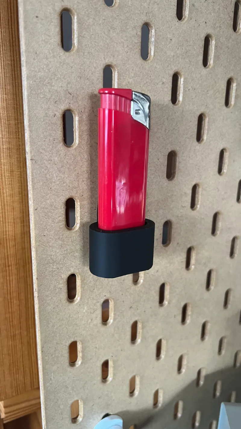 Ikea Skadis Lighter Mount