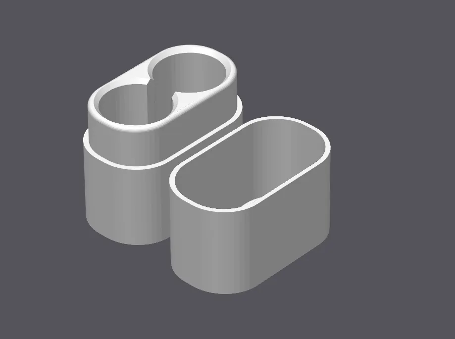 Bowling Thumb Slug Holder w/Lid (Holds 2) Remixed by Pops 3D Designs