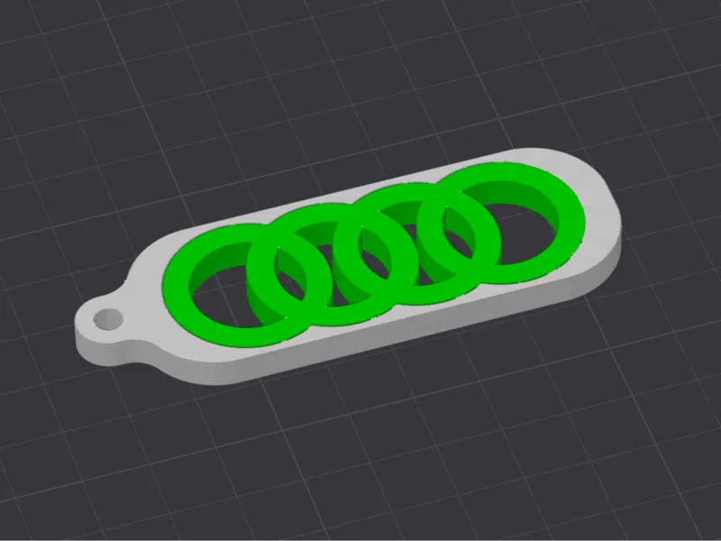 Audi keychain