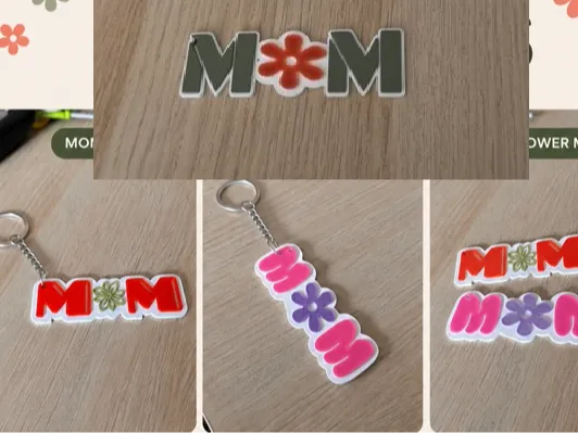 Mothers day keychain