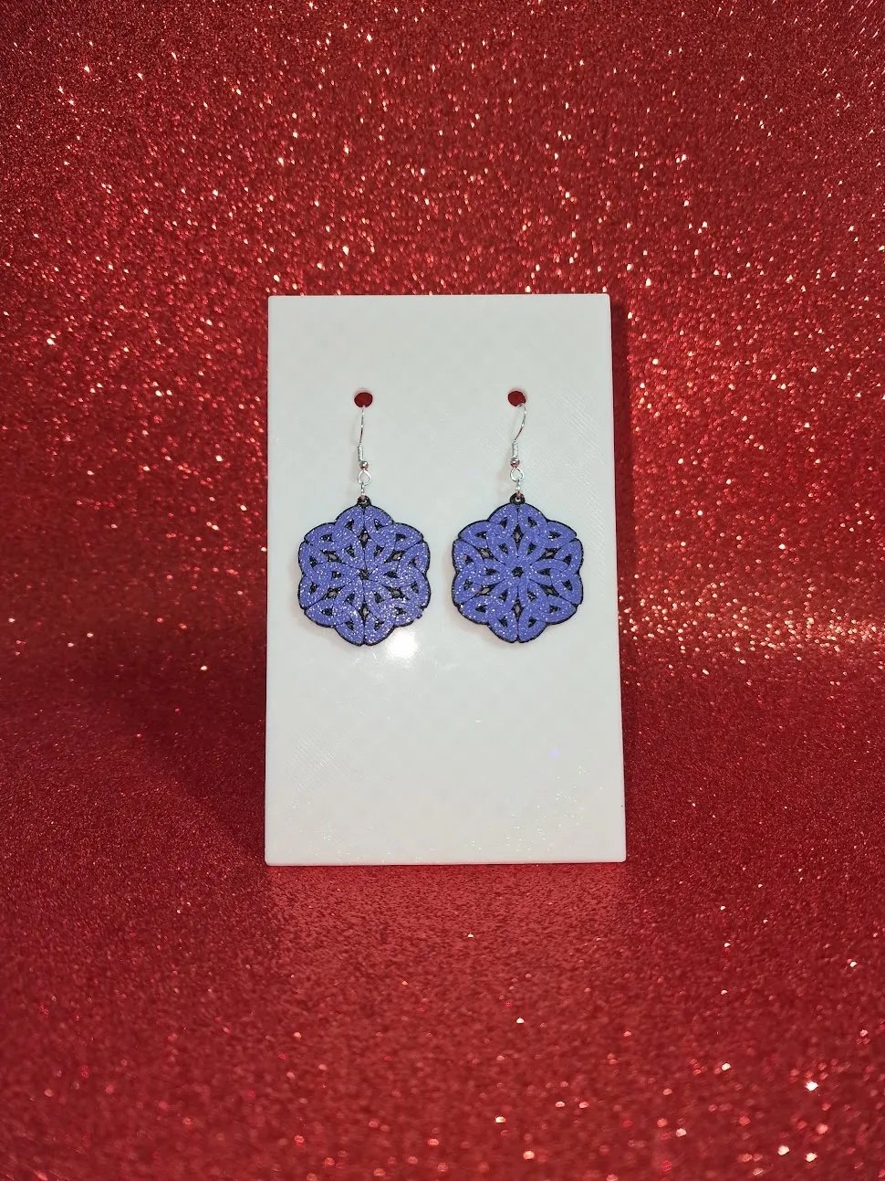 Interweaving earrings view 2