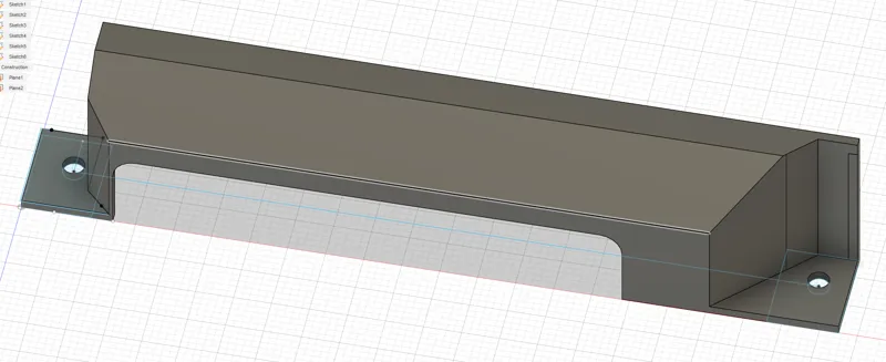 Meanwell S-150 terminal safety bracket