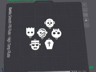 Halloween Keyrings 2024