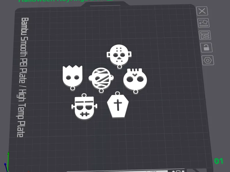 Halloween Keyrings 2024