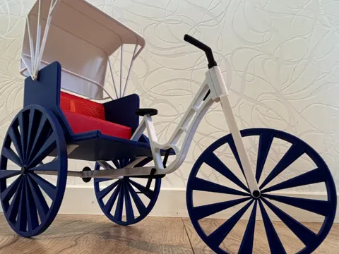 Modelo para impresión 3D: My European-Style Cyclo – A Childhood Memory — referencia de MakerWorld
