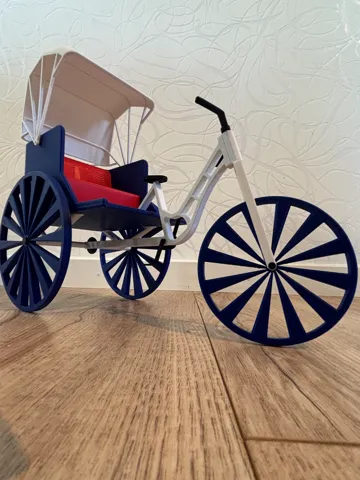 Modelo para impresión 3D: My European-Style Cyclo – A Childhood Memory — vista de referencia 2