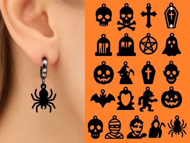 Halloween earring set 2