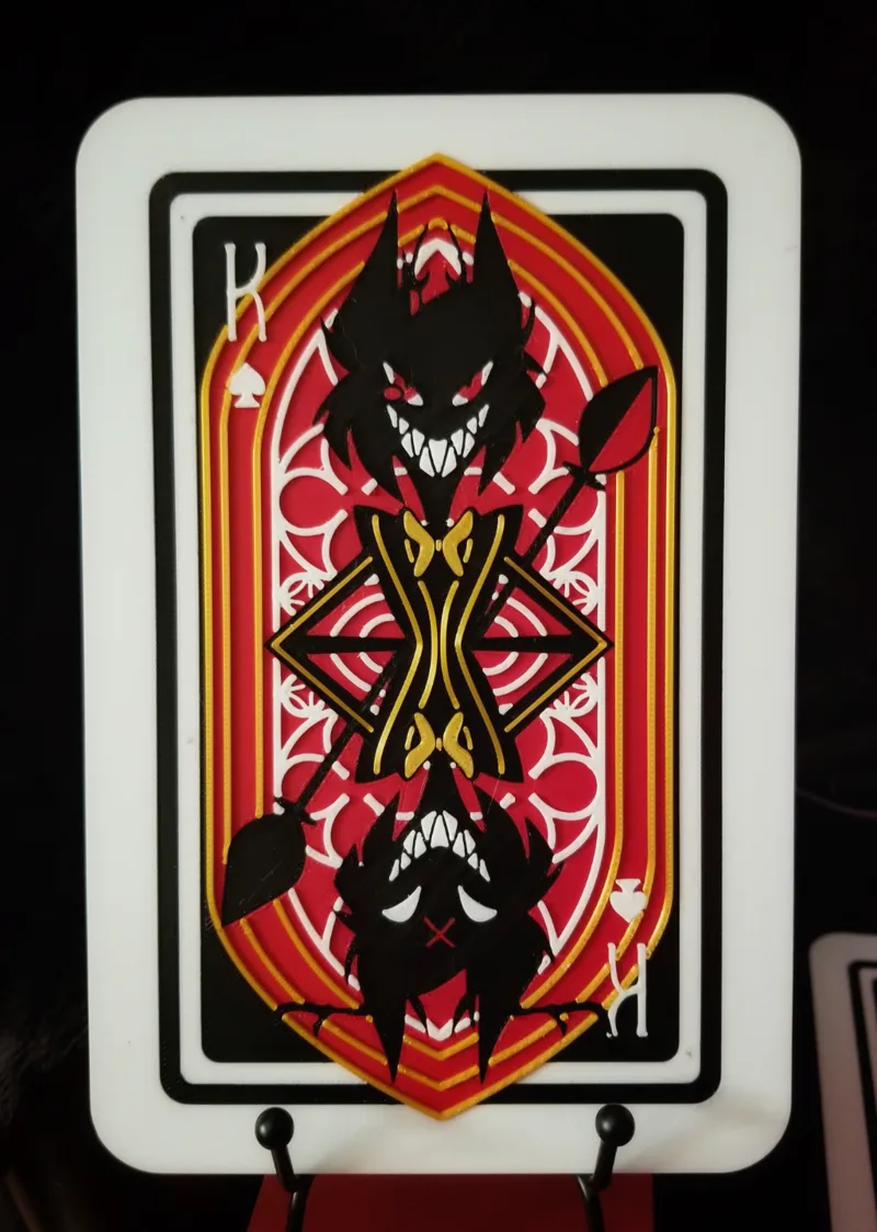 Alastor Hazbin Hotel Playing Card
