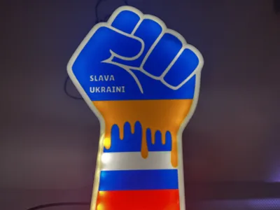 Slava Ukraine Lightbox