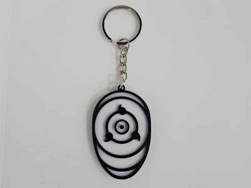 Obito Mask Keychain - Naruto