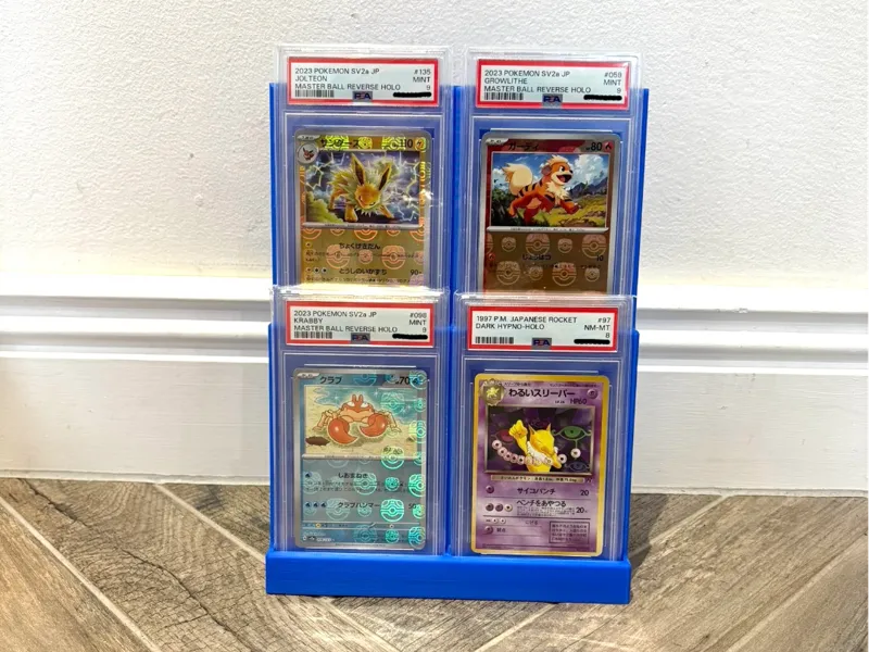 Graded Card Display Stand x4 PSA